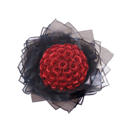 Brokatowy Bukiet Róż