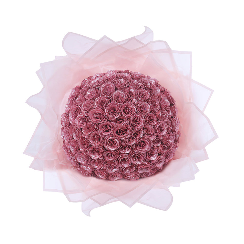 Brokatowy Bukiet Róż